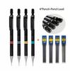 0.3/0.5/0.7/0.9mm Professional Drafting Pencil+Pencil Lead Set Mechanical Pencils for Art Sketching Technical Drawing & Students