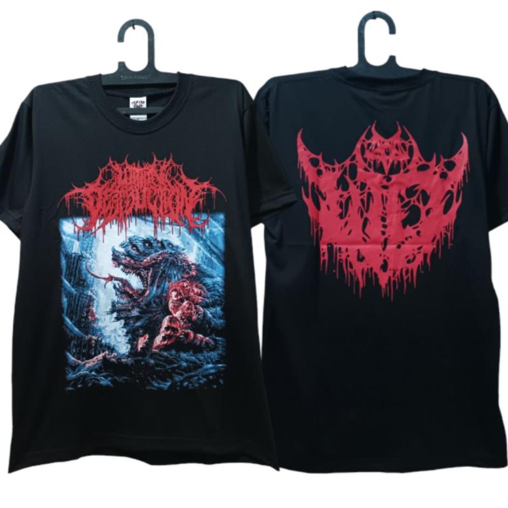 The Life-determining Remains, The Maliciously Dying Fetus, The Sickly Discovery The Sacrificial Death, The Metal Printed T-shirt