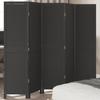VidaXL Room Divider 5 Panels, Room Separator, Privacy Screen, Living Room Bedroom Screen, Black Wood 358853
