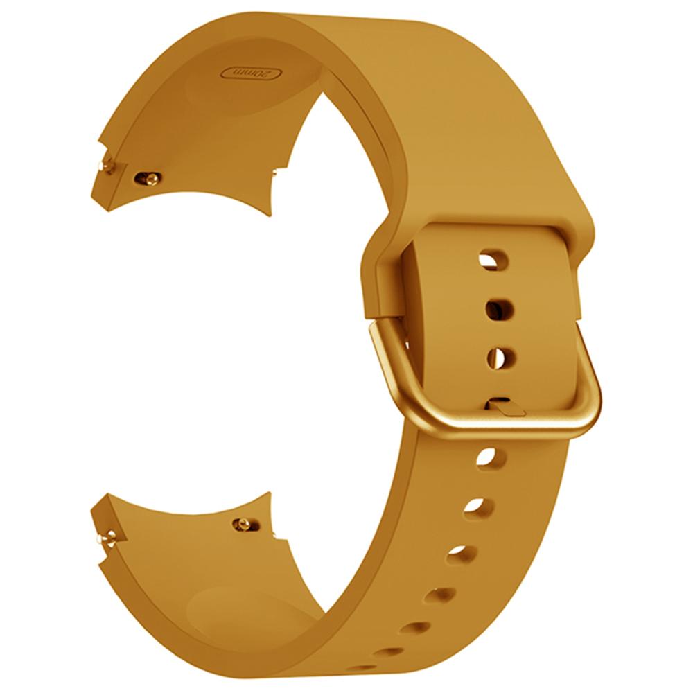 KALEBOL For Samsung Galaxy Watch FE 40mm/Watch4/Watch 5/Watch6 Silicone Watch Bands Waterproof Soft Strap