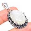 Rainbow Moonstone Handmade 925 Sterling Silver Gift Pendant 2.01" j8I09