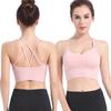 Strap Cross Back Yoga Sports Bra Quick Drying Shockproof Running Fitness Sports Underwear Large Size Bra