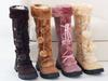 Women Fur Boots Ladies Winter Shoes Woman Zipper Casual Knee Boots Keep Warm Snow Boots Black Big Size Dse3