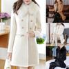Women Winter Warm Outwear Wool Lapel Trench ParkaCoat Jacket Overcoat StylsihWi