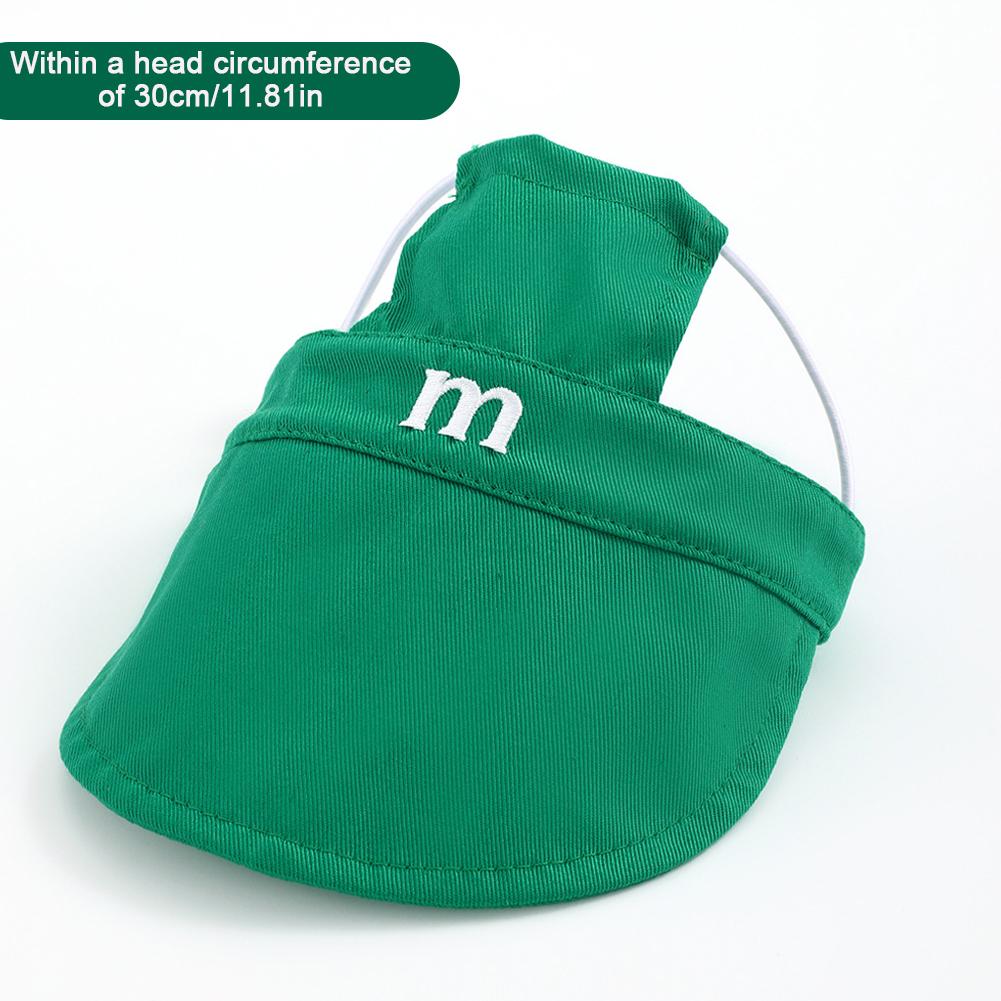 Spring Summer Pet Sun Hat for Cats and Dogs Breathable Fisherman Cap with Ear Holes Sun Protection and Shade for Outdoor Activities