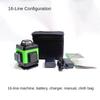 8/12/16 Line High Precision Laser Level Infrared Automatic Leveling Green Light Projector 360° Horizontal Vertical Measure Tool New