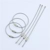 Silver Wire Keychain Cable Stainless Steel Stainless Steel Wire Keychains Hiking