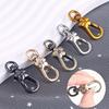 5pcs Handbags Clasps Handle Flower Lobster Metal Clasps Swivel Trigger Clips Snap Hooks Bag Key Rings Keychains Bag Accessories