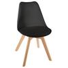 Baya Atmosphera Scandinavian Style Chair - Black