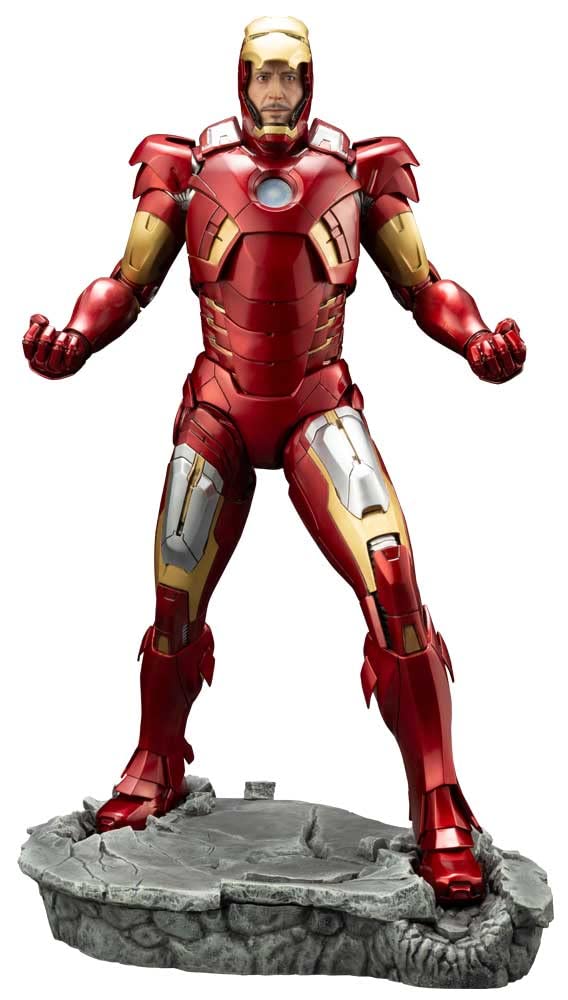 ARTFX Avengers Iron Man Mark 7 Scale PVC Painted Simple Assembly Figure MK313 -AVENGERS- 1/6