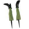 2pcs Halloween Witch Hat Leg Decoration Prosthetic Evil Witch Legs Outdoor Yard Garden Patio Lawn Stak Happy Party Supplies