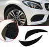 2Pcs Car Front Bumper Fog Lamp Wind Knife Modified Decorative Stickers For Mercedes-Benz C-Class W205 2015-2018 Models