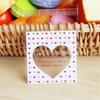 100Pcs/lot Cute Heart Theme Candy Cookie Bags Wedding Birthday Party Candy Buscuit Packaging Bag Christmas Plastic Gift Bags