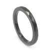 Ring Creator 'Mineralia' Black Ceramic 2 Mm