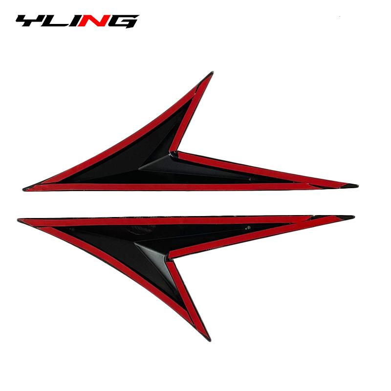 For VW Accessories Goft 4 5 6 7 Gti Car Side Body Fender Door Decor Cover Blade Flank Wing Emblem Badge Auto Tuning
