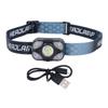 Headlamp USB Rechargeable Waterproof Multi Speed 90 Degrees Angle Adjustable 500mAh Portable Headlamp