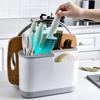 Компактный многофункциональный держатель для кухонных приборов большой вместимости со встроенным органайзером-сушилкой. Кухонная утварь