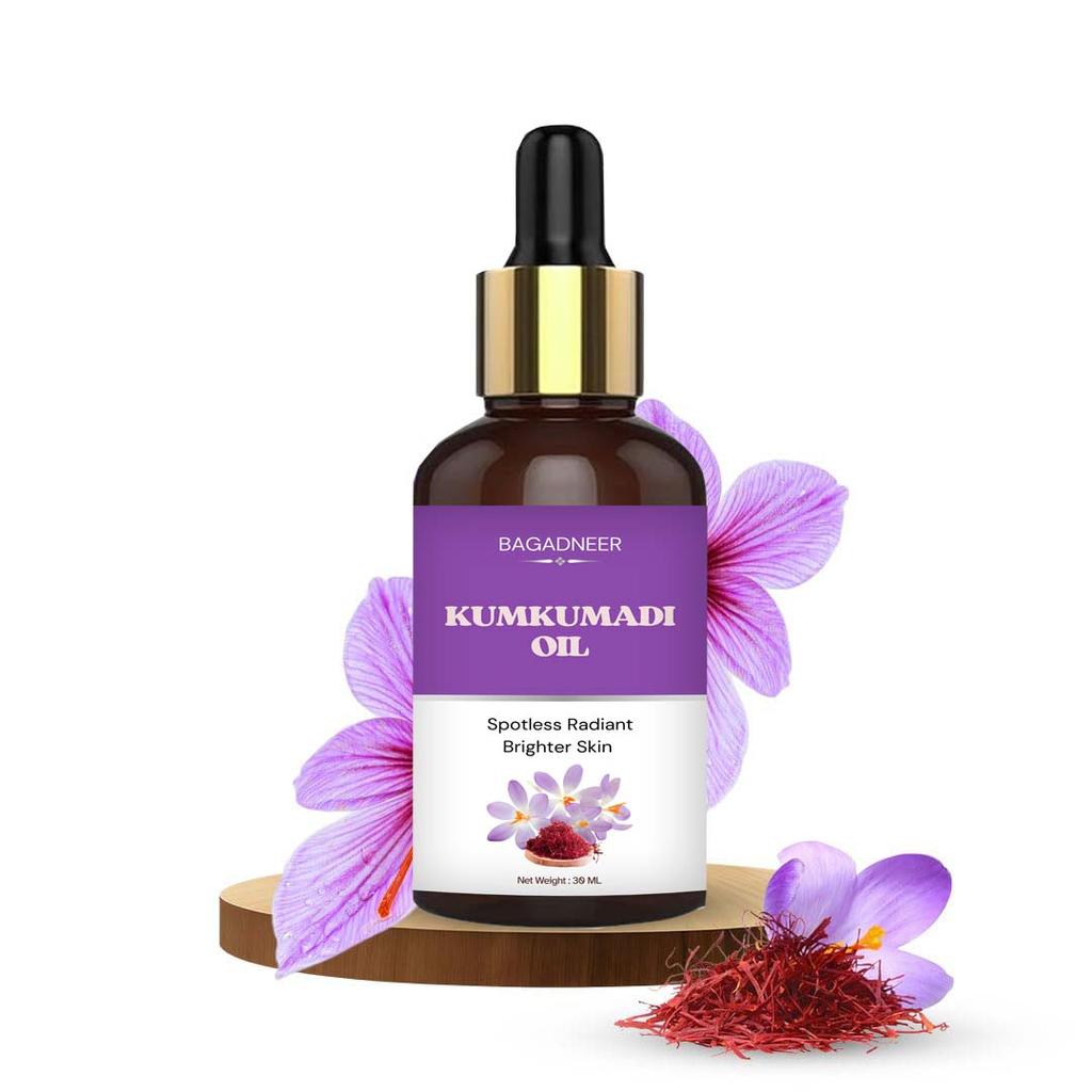 Auravedic Kumkumadi Oil for Face 30 Ml, Kumkumadi Tailam Face Oil for Glowing Skin, Dark Spot Corrector Face Serum Oil ,Unisex