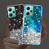 Candy Color Glitter Sequins Stars Case For Xiaomi Redmi Note 12 Pro 12S 12C 11A Poco X5 Pro 5G 4G Soft Silicone Clear Cover