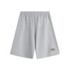 Li Ning Sports Lifestyle Series Simple Loose Breathable Lace-Up Sports Shorts Unisex Shorts Gray AKSV291-2