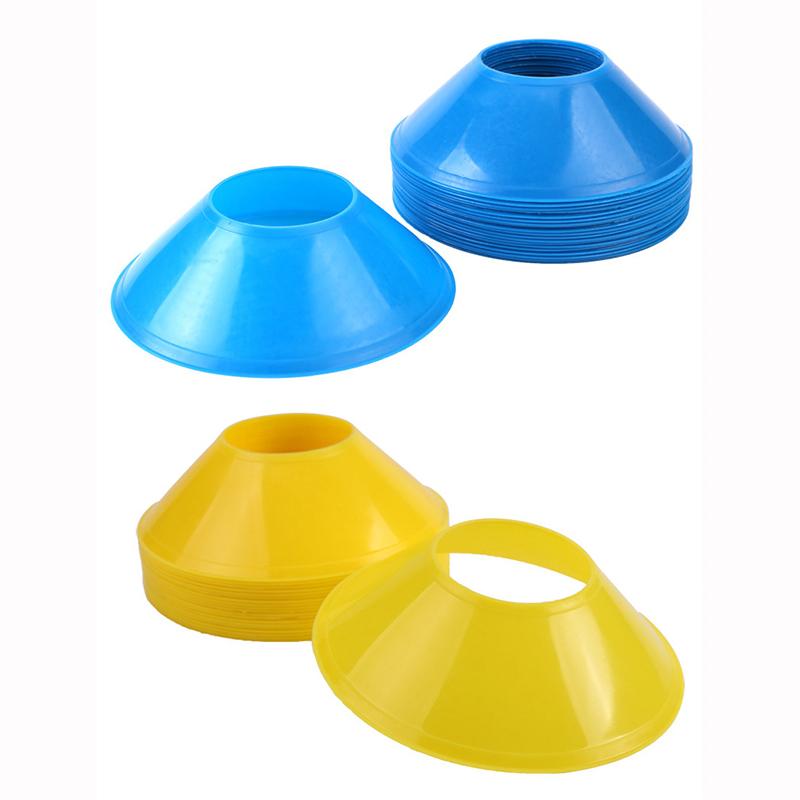 10Pcs Cone Set Football Training Equipment For Kid Pro Disc Cones Agility Exercise Obstacles Avoiding Sport Training Accessories