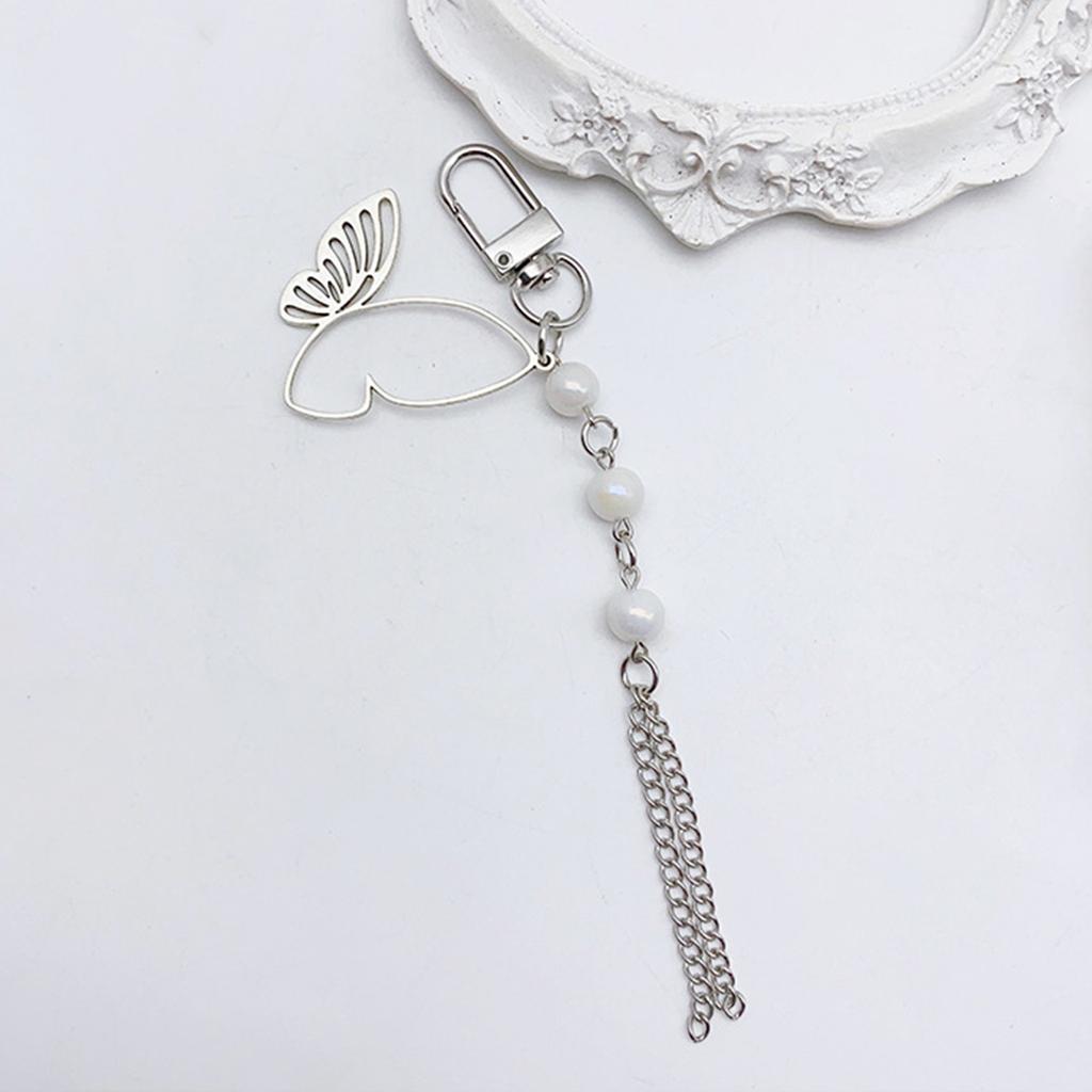 Fashionable Star Keychain Phone Pendant Bowknot Keychain Phone Charm Phone Decors  Unique Gift for Girls and Women
