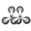 Multi-Purpose Plastic Wheels Plastic Furniture Casters Stable Stair Climbing Wheels Foldable Cart