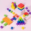 Wooden Cube Building Block Building Toys Children'S Educational Early Education Logical Thinking Development Kindergarten Creative Assembly
