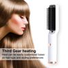 Hair Straightener Brush 3 Temperatures Fast Heating Anti-Frizz Wireless Portable Women Fluffy Hair Straightening Styling Detangling Comb