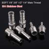 1Pcs Male Thread Hose Connector 304 Stainless Steel Pipe Fitting New Pipe Joint for PU PE Tube