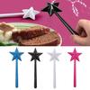 Salt And Pepper Shaker Wand 3 Holes Refillable Seasoning Spice Star Fairy Stick Handheld Pentagram Condiment Dispenser Kitchen Gadgets