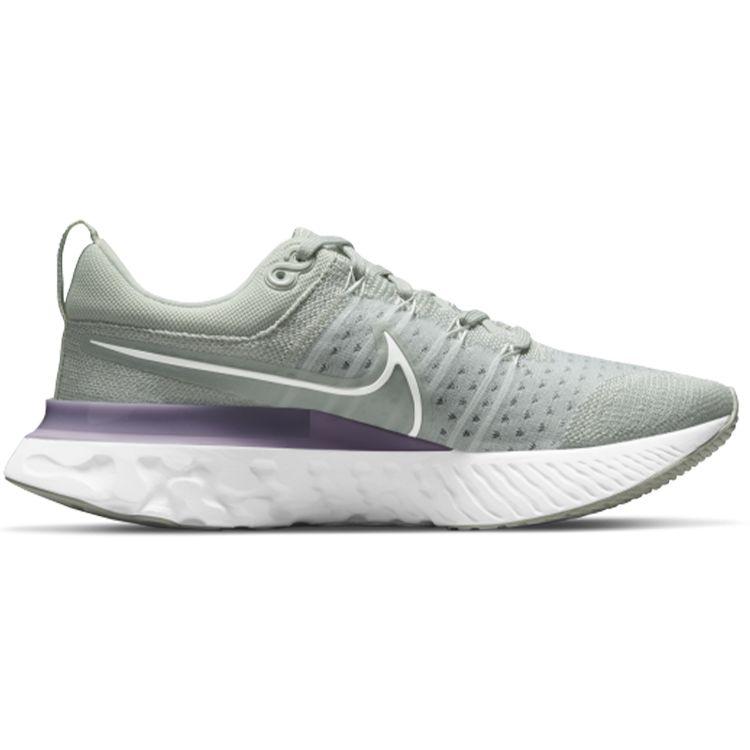 Nike React Infinity Run Flyknit 2 Light Silver Lilac Women Sneakers Grey Infinite-Lilac Barely-Green CT2423-005