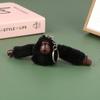 Cute Girl Plush Fur Monkey Key Chain Orangutan Keychain On Pant Women Bag Car Trinket Female Toy