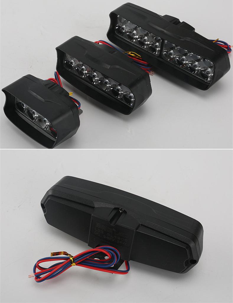 New 24W 2400LM Motorcycle Headlight Scooter Fog Spotlight LED Spot Light White DRL