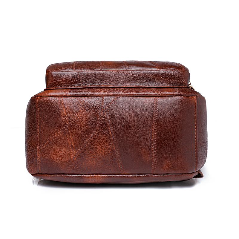 Backpack Women's Bag Fashion Large Capacity Retro Soft Leather Women's Backpack