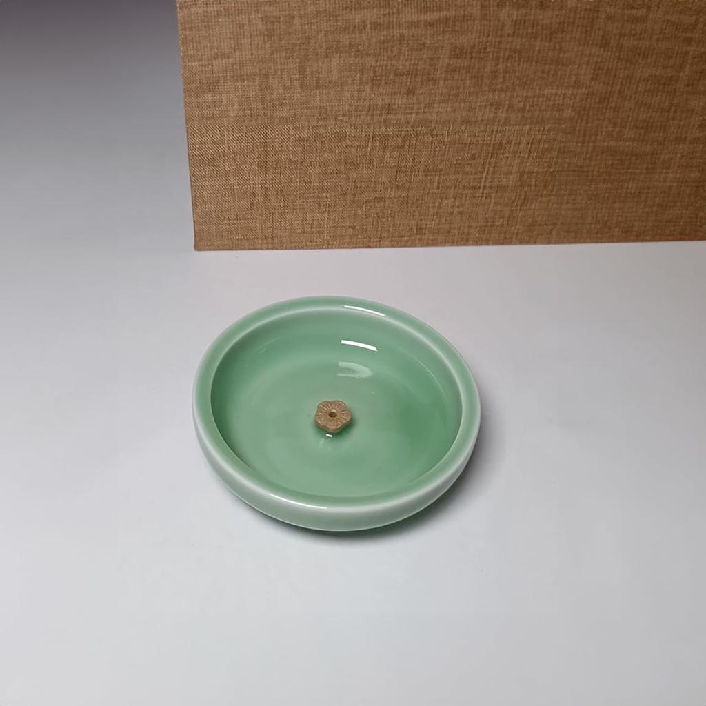 HOTINBO Incense Holder, Ceramic, for Incense Sticks, Aromatherapy, and Buddhist Altars, Stylish Incense Burner, Soothing Aid for Yoga, Meditation,