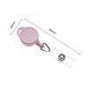 Office Supplies ID Name Card Anti-Lost Clip Stationery Retractable Key Ring Lanyards Badge Holder