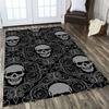 Skull Horror Series Printed Carpet for Living Room Rugs Camping Stranger Things Picnic Mats Anti-Slip E-sports Rug Yoga Mat