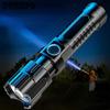 Multi Functional Outdoor Bright LED Remote Flashlight USB Fast Charging Telescopic Zoom Portable High-power Flashlight
