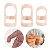 3pcs Finger Splint - Oval Shape for Trigger Finger, Straightener Brace for Thumb, Middle, Pinky, and Ring Finger - Adjustable Fit (Sizes 2-14)