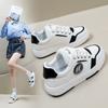 White Shoes for Women  New Spring Students Korean Style Versatile Casual Ins Fashion Shoes Thick Bottom Fashion Sneakers Dh805