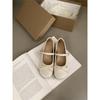 Inner Height-increasing Silver Bow Mary Jane Single Shoes Women's Shoes Spring and Autumn New Ballet Shoes
