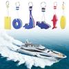 Sea Rowing Inflatable Boats Pool Parts Water Floating Keychain Key Pendant Sailing Fishing Keyring