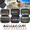 Metal Spinner Spoon Lure Kit Hard Bait Tackle with High-Strength Hooks for Bass Pike Trout Freshwater/Saltwater Fishing 16/10Pcs