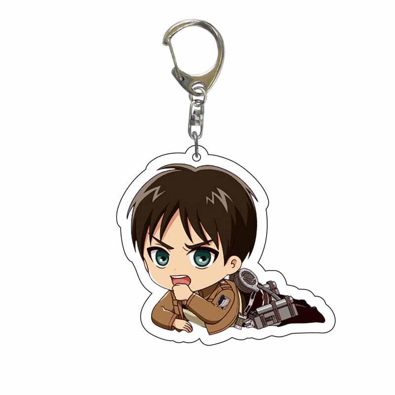Attack On Titan Acrylic Keychain Pendant - Creative Anime Jewelry Gift