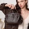 Niche Handbag New First-layer Cowhide Shoulder Bag Versatile Retro Commuter Messenger Bag