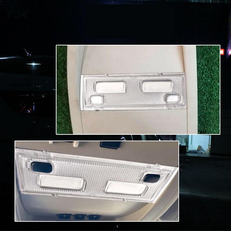 POSSBAY New Clear Lens Cover For 07-14 Chevy Silverdo Sierra Tahoe Map Dome Light