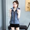 Women's Autumn and Winter Hooded Lunch Break Vest Lined with Cotton Jacket Warm Vest Thickened Plus Size Loose Warm Vest