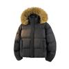 Hooded Cotton Jacket Men Women Thick Fur Collar Bread Coat Winter Short Parkas Outwear Cotton Jacket