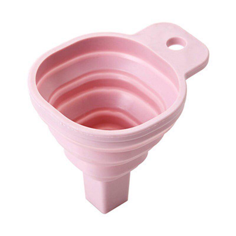 Silicone Square Telescopic Funnel Liquid Dispenser Strainers Kitchen Hopper Tools Kitchen Colanders